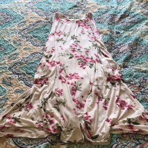 Medium cream and floral dress!